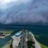 Panoramic Beach Shelf Cloud