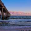 Pier Cotton Candy Sunset