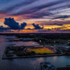 Wahoos Stadium Sunset
