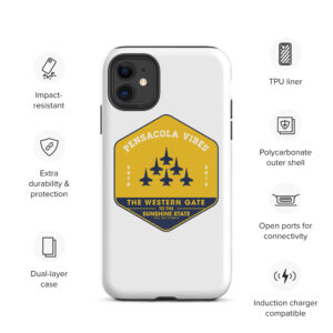 Blue and Gold Tough Case for iPhone®